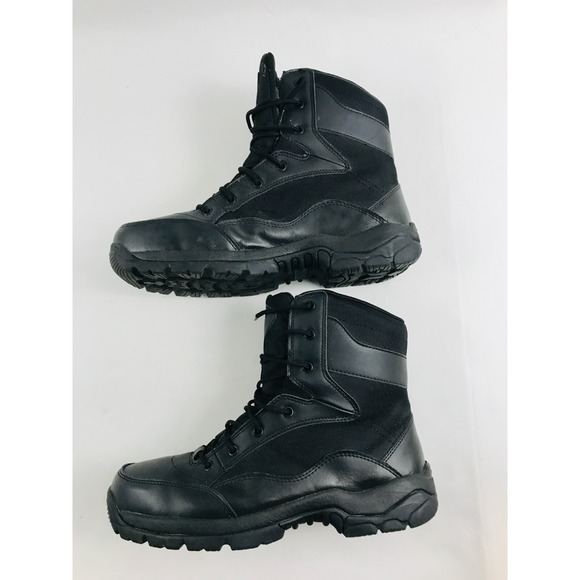 Interceptor Shoes, Men\'s Size 11, Black, Tactical Boots Black Steel Toe Slip Oil main image 8